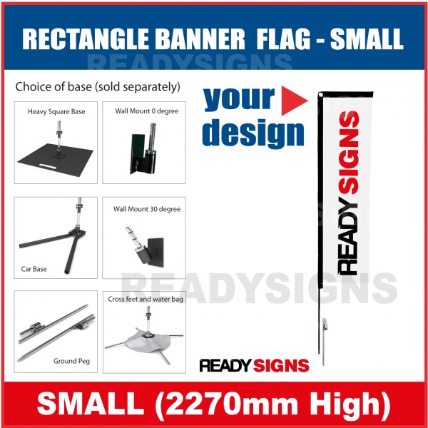 Banner Flag - Rectangle Banner - Small